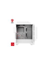 MSI MAG FORGE 320R AIRFLOW BEYAZ USB3.2 12CM ARGB FAN ATX SIYAH KASA PSU YOK